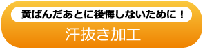 黄ばんだあとに後悔しないために！ 汗抜き加工